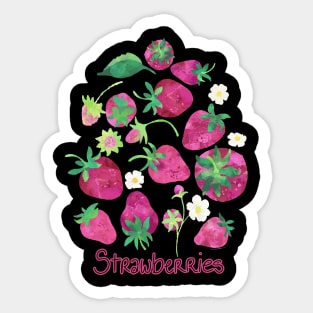 Fresh Strawberries Sticker